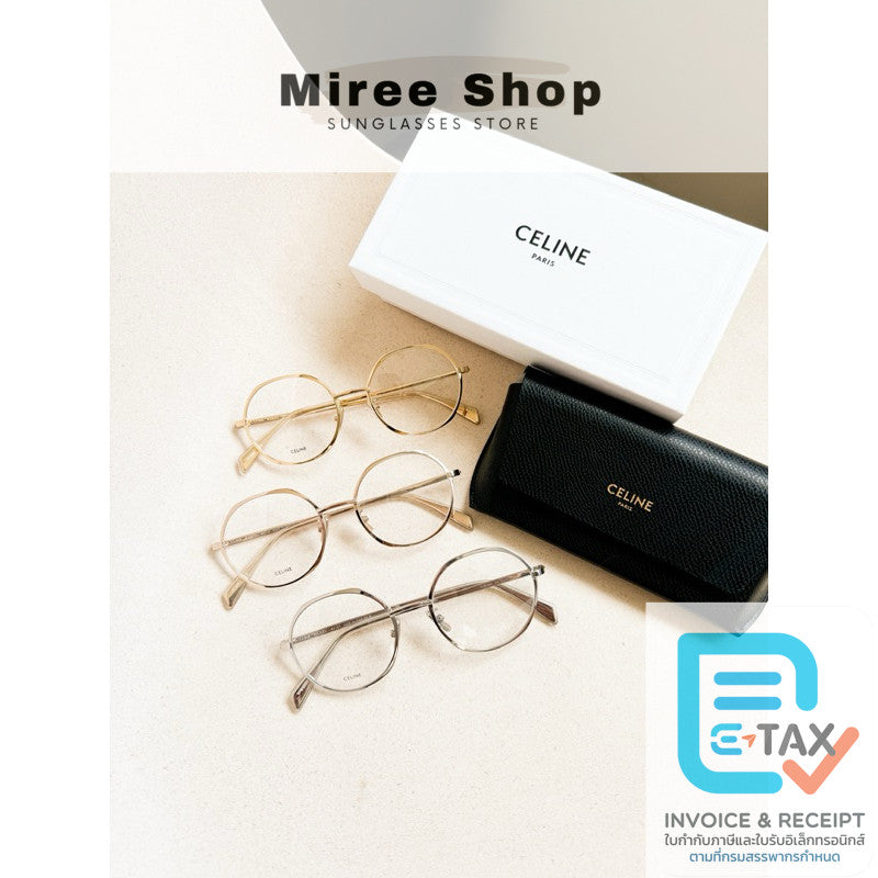 Celine Round Eyeglasses กรอบแว่นสายตา CL50133U