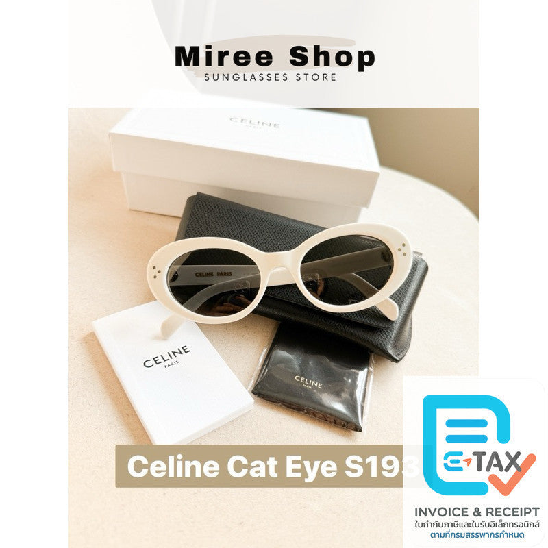 Celine Cat Eye S193 กรอบ Acetate CL40193I ของแท้มาพร้อมประกัน 1 ปี