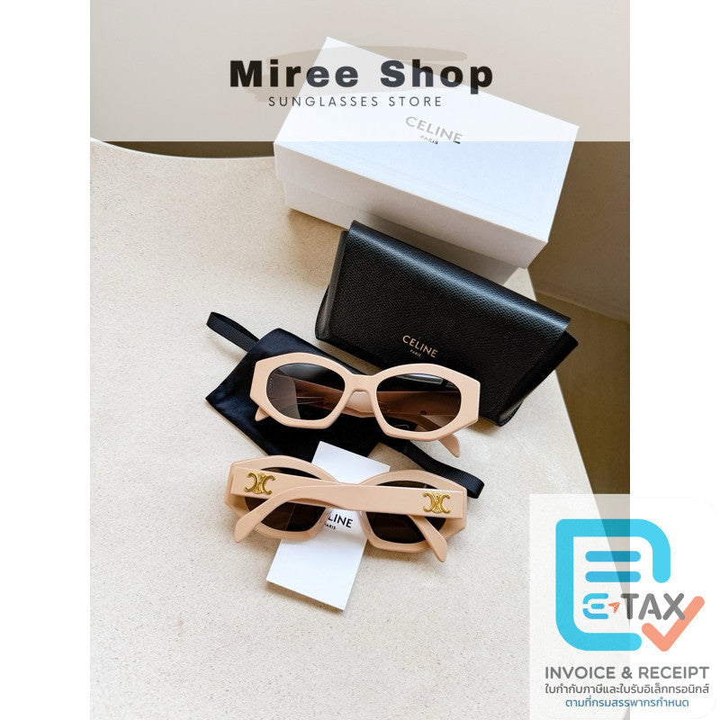 Celine Triomphe 08 กรอบ Acetate ของแท้พร้อมประกัน 1 ปี - CL40238U