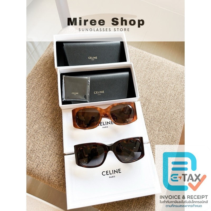 Celine Triomphe 03 Sunglasses ทรงสวยลุคเท่ ภูมิฐาน ร้านแอมของแท้เท่านั้นค่า CL40211I