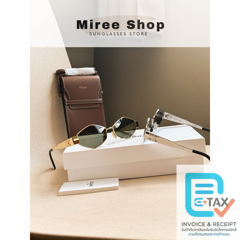 Celine Triomphe Metal 02 ร้านแอมของแท้เท่านั้นค่า CL40254U