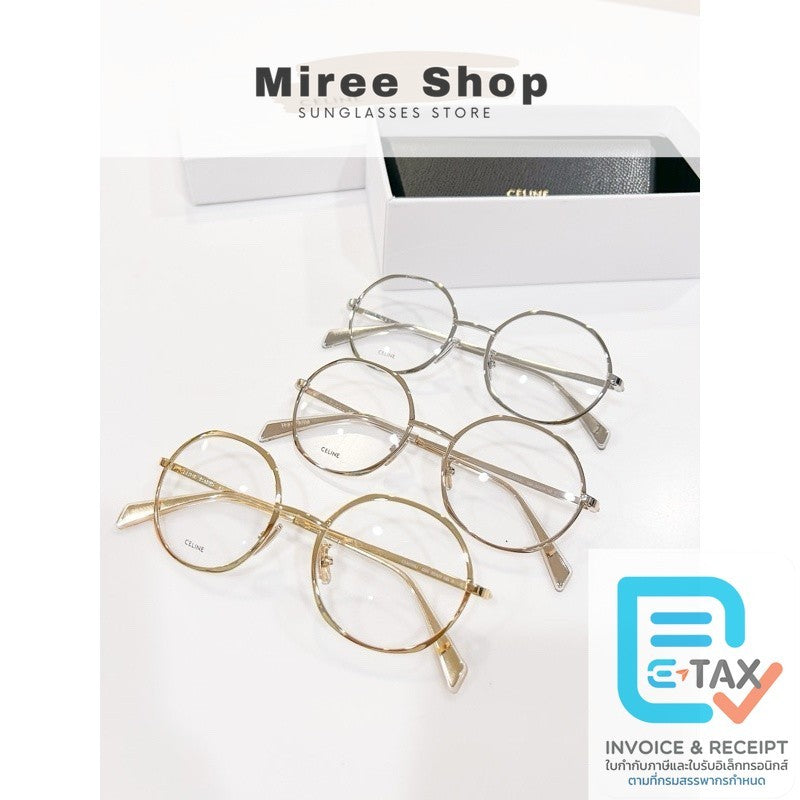 Celine Round Eyeglasses กรอบแว่นสายตา CL50133U