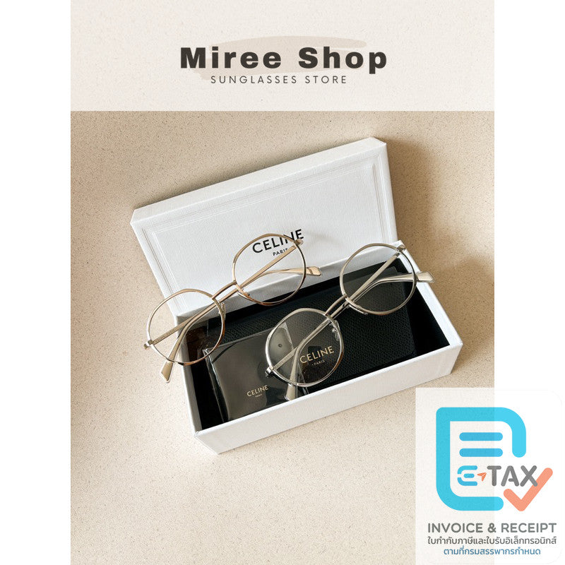Celine Round Eyeglasses กรอบแว่นสายตา CL50133U