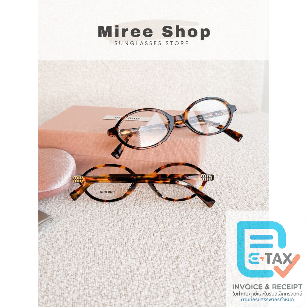 Miu Miu กรอบแว่นสายตารุ่น 01XV ยอดนิยมทุกเพศทุกวัย สวยมากค่า ของแท้เท่านั้น