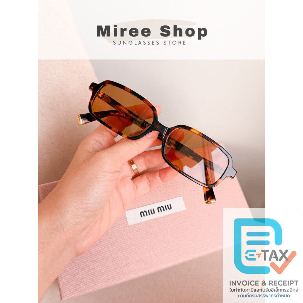 แว่นตา Miu Miu รุ่น 11ZSF ยอดนิยม สวยมากค่า ร้านแอมของแท้ทุกชิ้นค่ะ