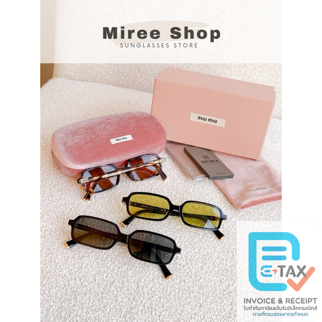 แว่นตา Miu Miu รุ่น 11ZSF ยอดนิยม สวยมากค่า ร้านแอมของแท้ทุกชิ้นค่ะ