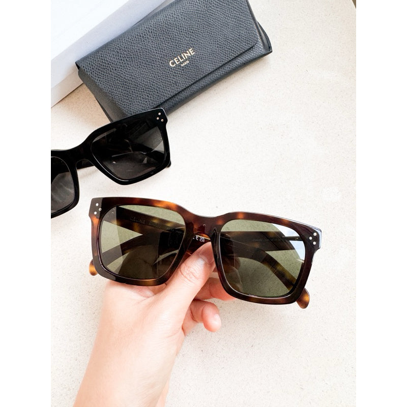 Celine Black Frame 45 Sunglasses ทรงสแควร์ คลาสสิคเท่หรู CL40248I