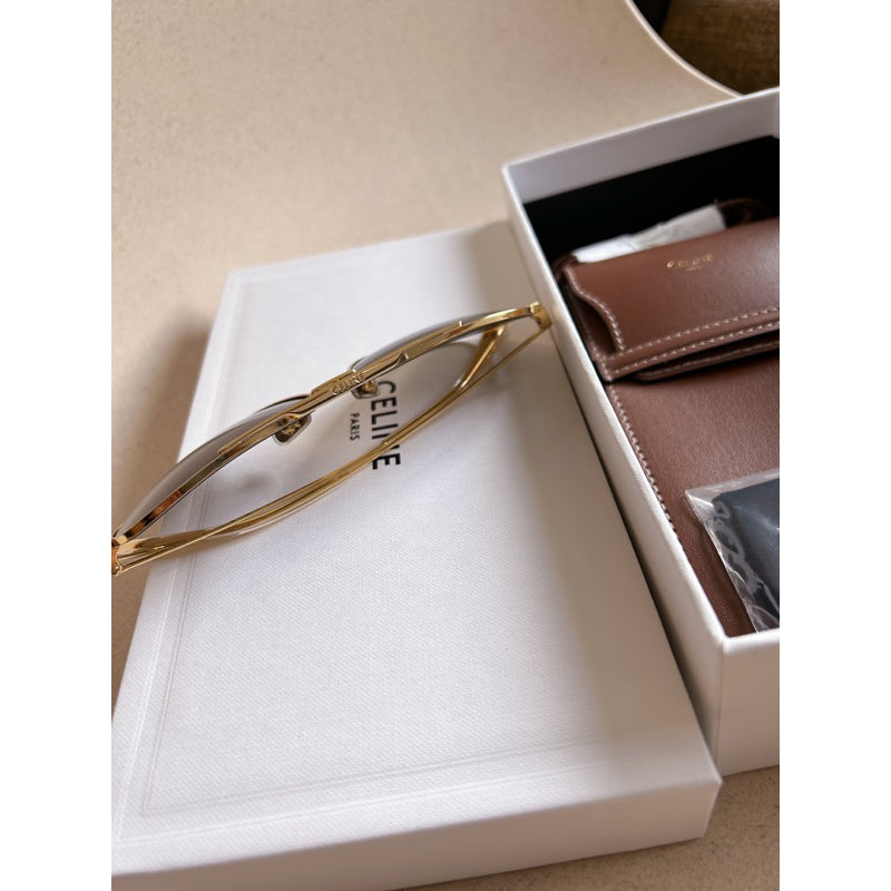Celine Metal Frame01  Sunglasses with Polarized  Lenses CL40062U รุ่นแถมกระเป๋า