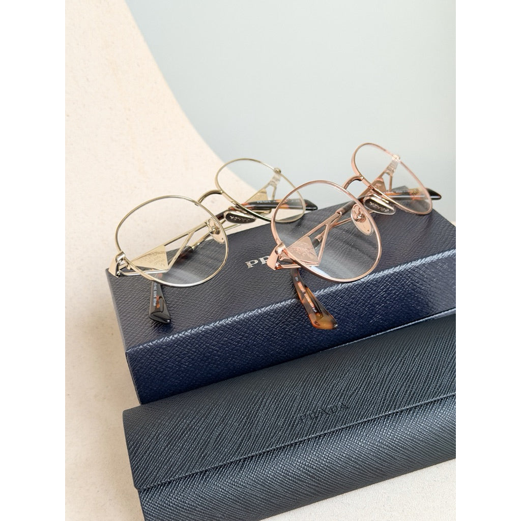 PRADA กรอบแว่นสายตา A50V ทรงกลมละมุน ของแท้เท่านั้น