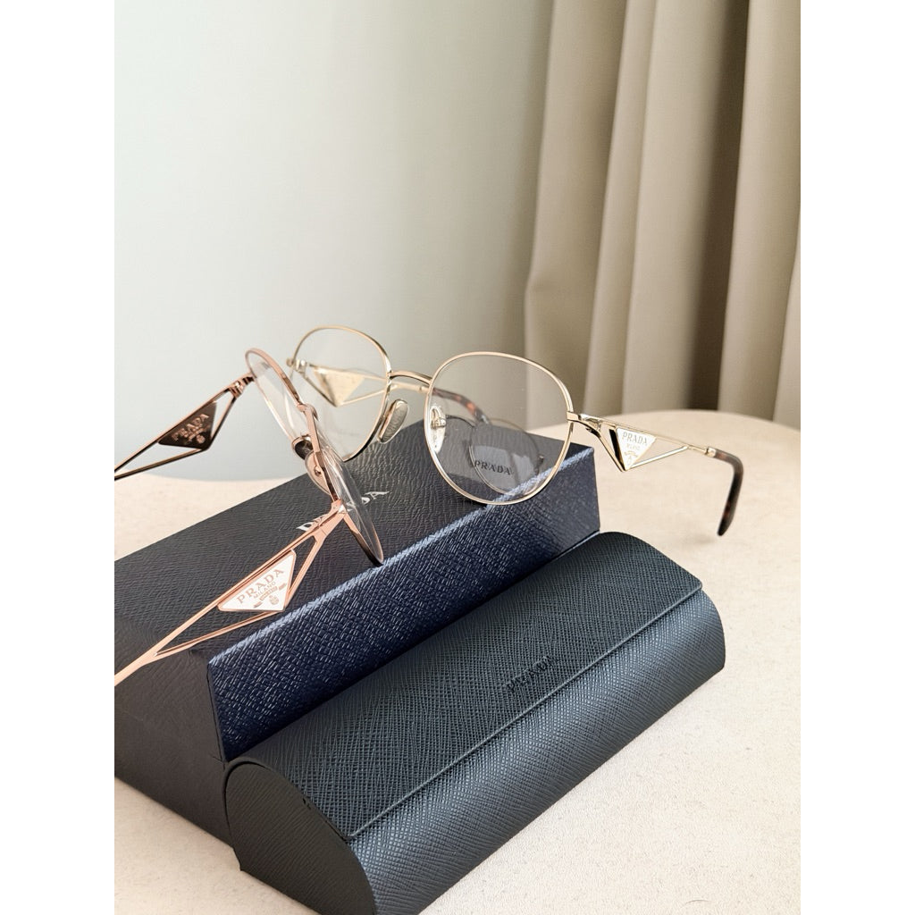 PRADA กรอบแว่นสายตา A50V ทรงกลมละมุน ของแท้เท่านั้น