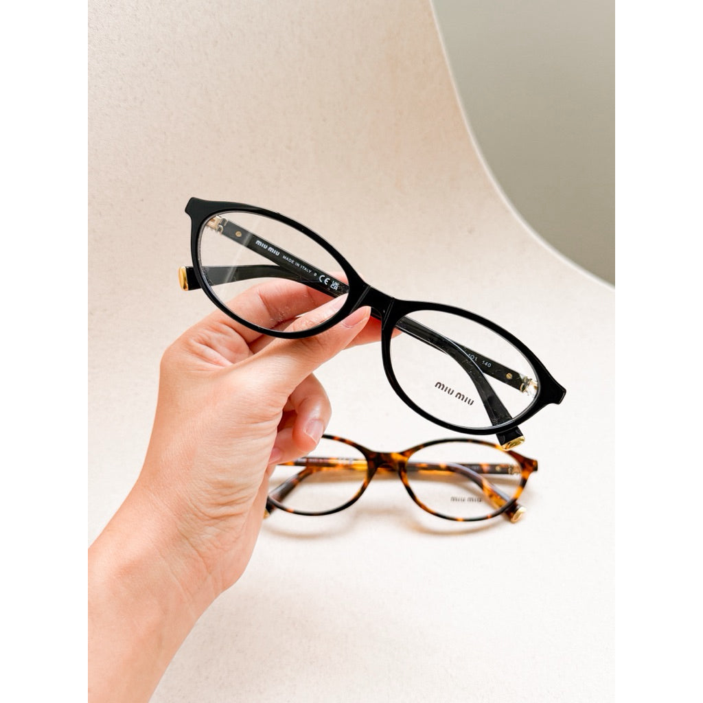 Miu Miu กรอบแว่นสายตา รุ่น 09XV ทรงวงรีเพรียว ของแท้เท่านั้นค่า