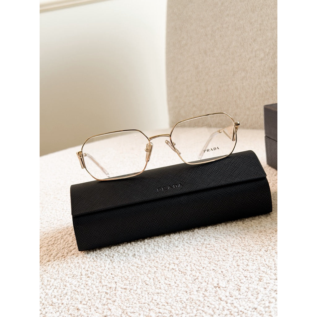 Prada กรอบแว่นสายตา A53V ทรงสี่เหลี่ยมผืนผ้า ของแท้เท่านั้นค่า