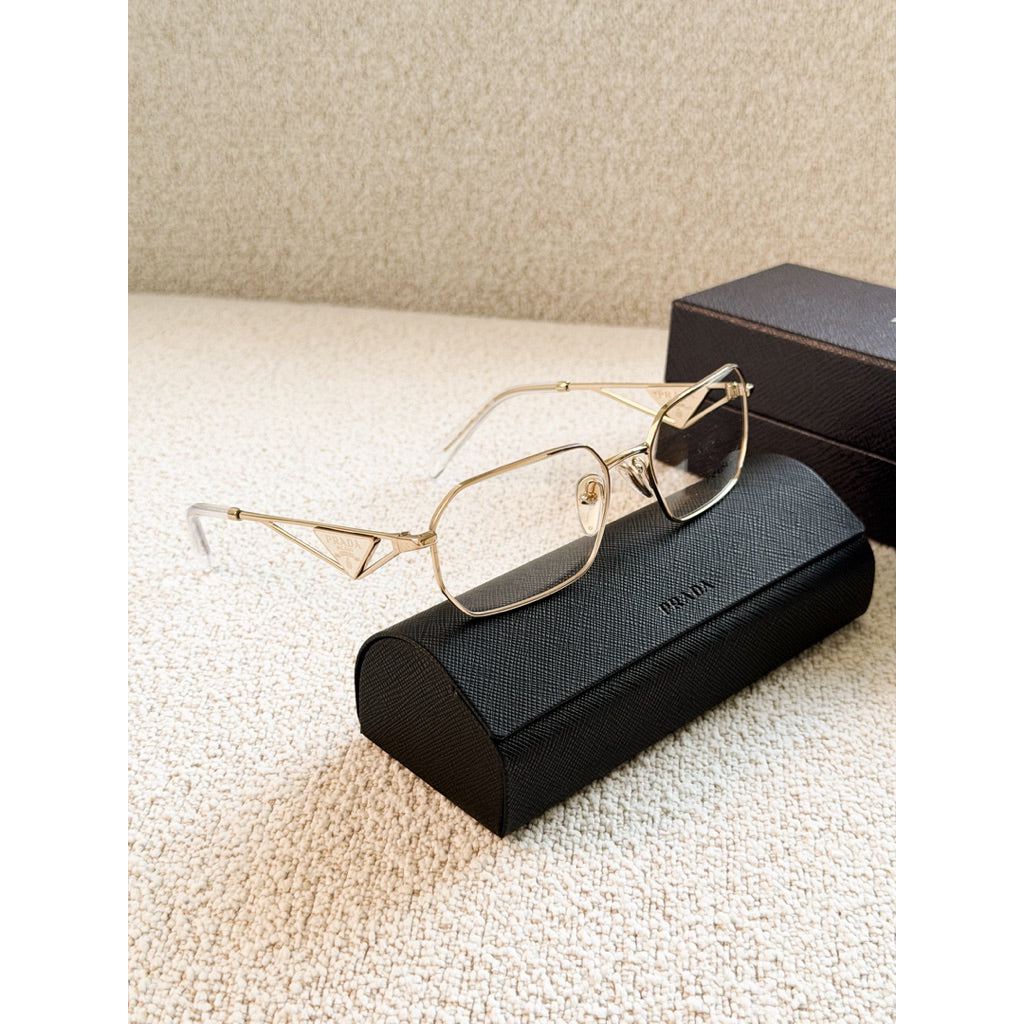 Prada กรอบแว่นสายตา A53V ทรงสี่เหลี่ยมผืนผ้า ของแท้เท่านั้นค่า