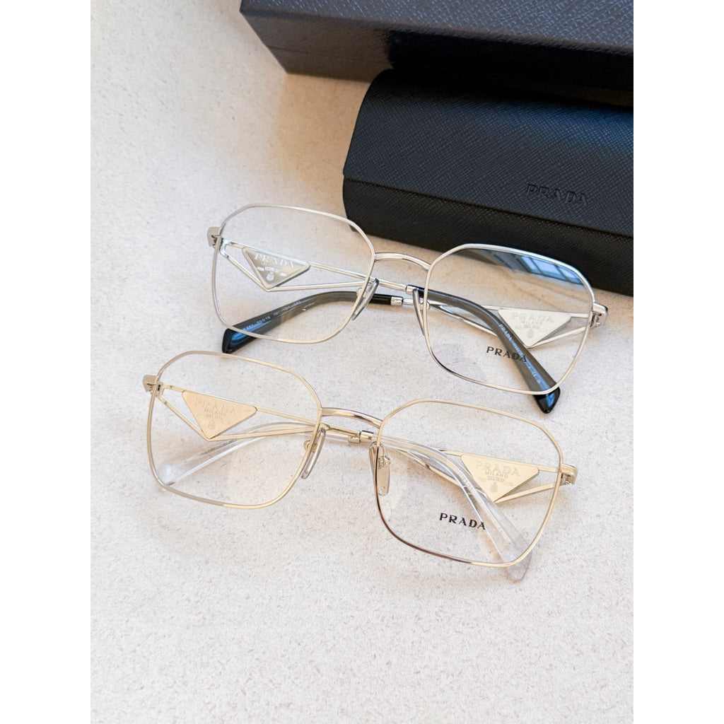 Prada กรอบแว่นสายตา A51V ของแท้ประกันศูนย์ ทรงสี่เหลี่ยมสวยโดดเด่น