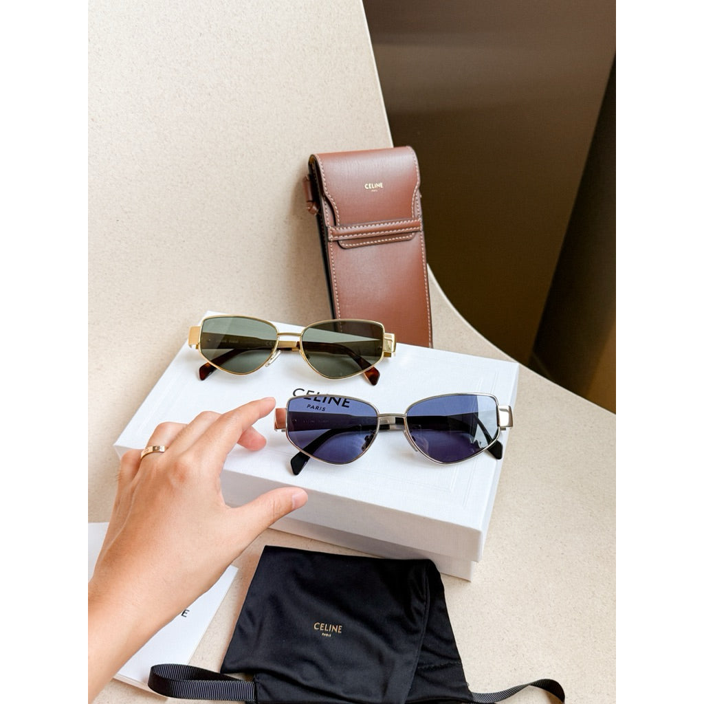 Celine Triomphe Metal 04 ทรงแคทอาย ใหม่ล่าสุด ของแท้ CL40293U